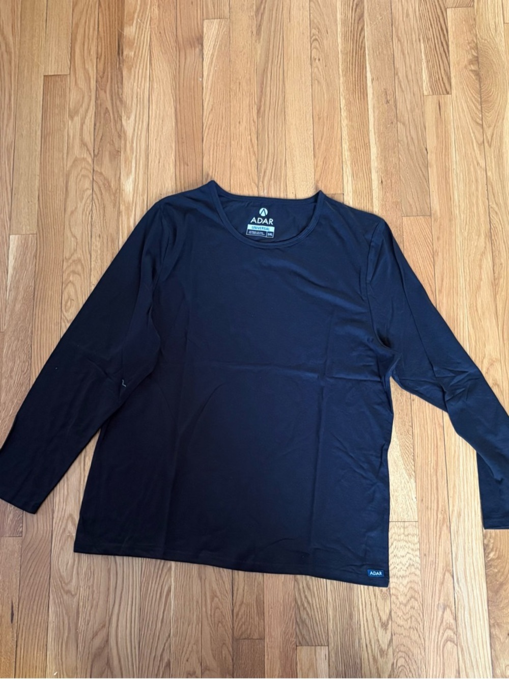 ADAR Performance Long Sleeve Top in Black